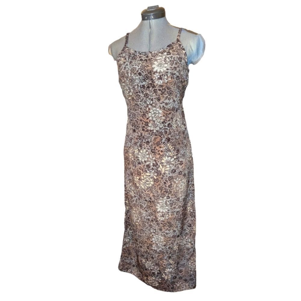 Maurices‎ vintage brown floral print dress size 5